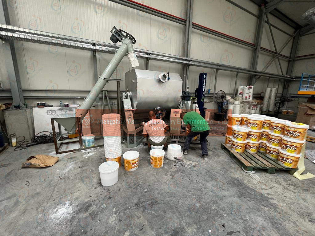 stone texture paint mixer
